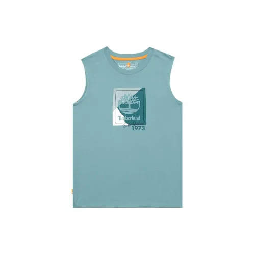 Timberland Sleeveless Sports Shirts Women's Sky Blue
