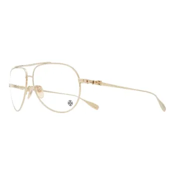Chrome Hearts Metal Aviator Eyeglass Frames Unisex