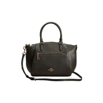 COACH Elise Pebbled Leather Dumpling Bag Handbag Shoulder Bag Crossbody Bag Medium Size Women's Jasper