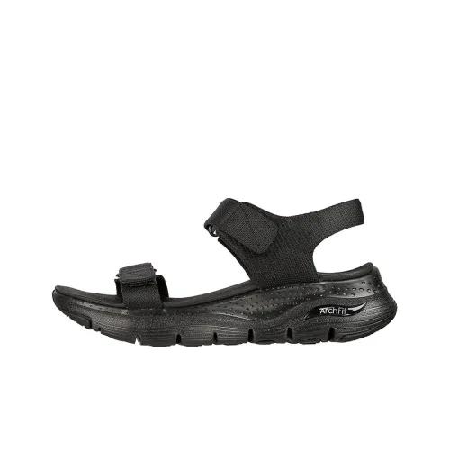 Skechers Arch Fit Beach Sandals Women's All Black