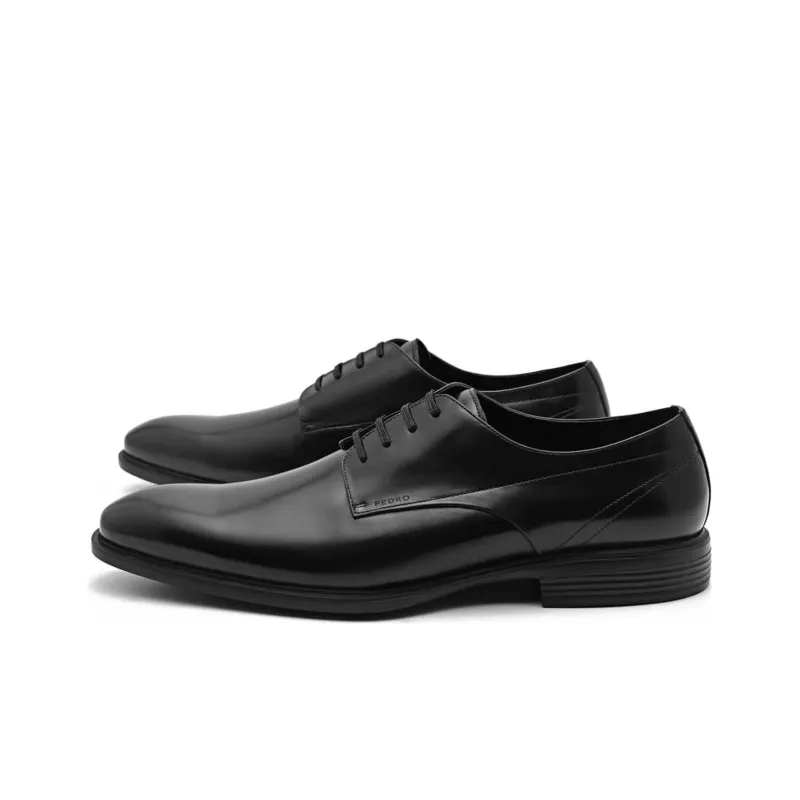 PEDRO Dress Shoes Men Low Top Black-1
