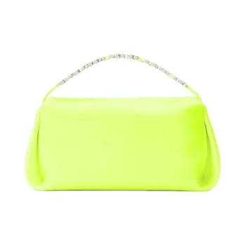 Alexander Wang Satin Handbag Clutch Handbag Small Size Women's Yellow