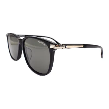 MONTBLANC Logo plaque Square frame Sunglasses