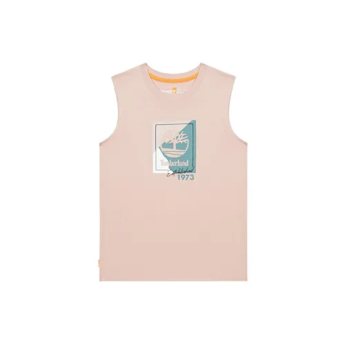 Timberland Sleeveless Sports Shirts Women's Pink