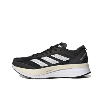 Adidas Adizero Boston 11 Black White Carbon Wide