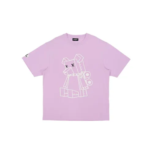 Nerdy X Castle Bear T-Shirts Unisex Purple