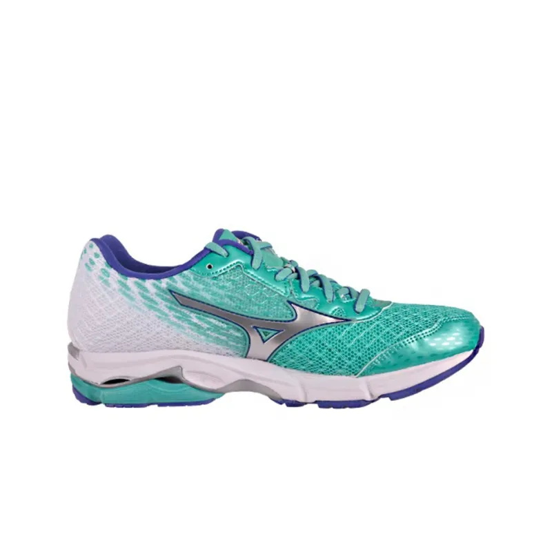 Mizuno Women's Wave Rider 19 'Green Silver Blue' Women's-1