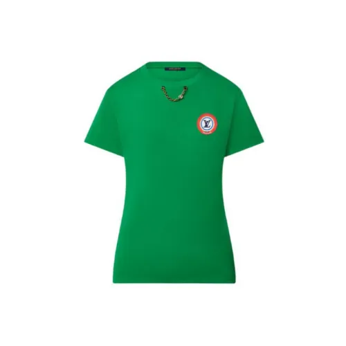 LOUIS VUITTON New Quarterly Products Of LV T-Shirts Women's Green