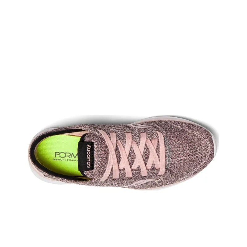 Saucony Kineta Relay Running Shoes Women's Low-Top Pink/Gray/White-3