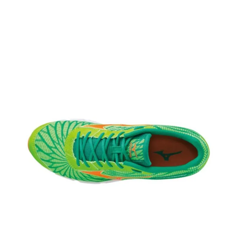 Mizuno Wave Hitogami 4 'Green Orange'-2