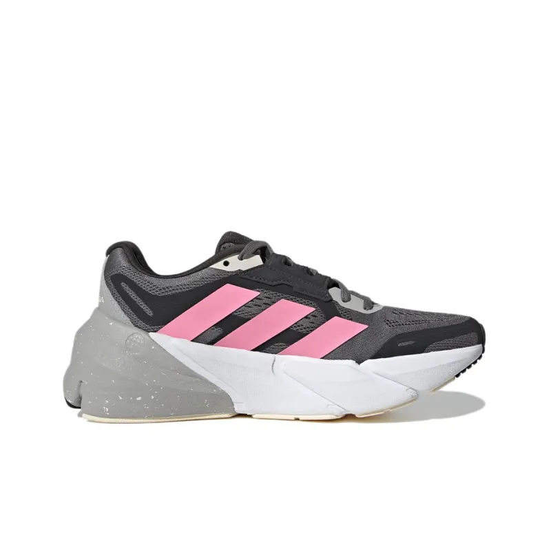 Adidas Adistar Wear-Resistant Low-Top Running Shoes Women's Gray Pink-1