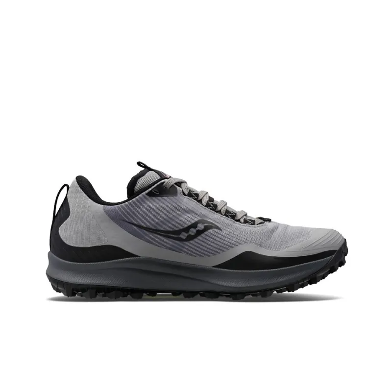 Saucony Peregrine 12 Running Shoes Women's Low-Top Gray/Black-1