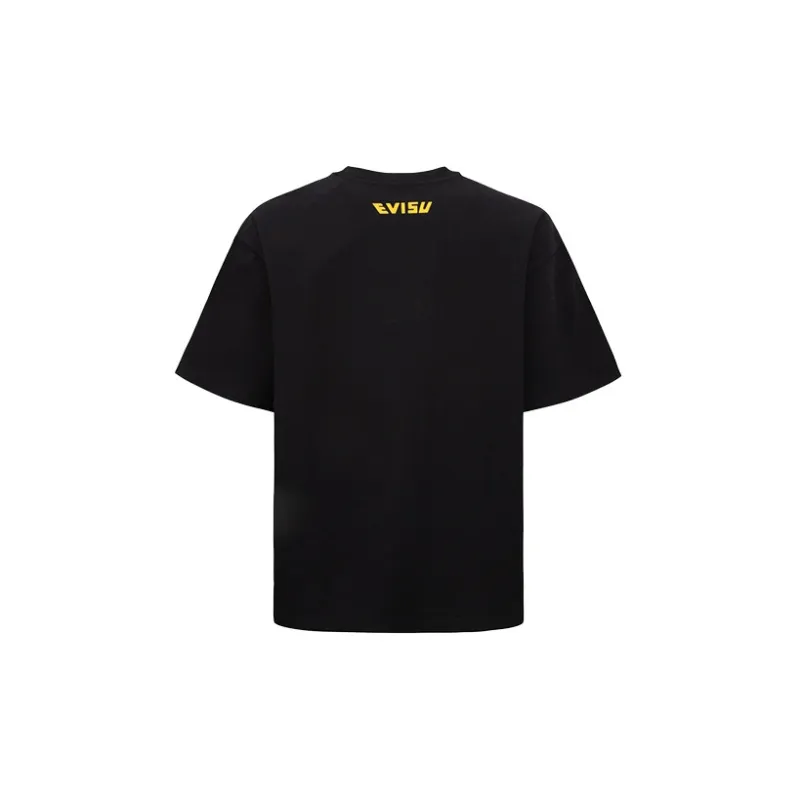 EVISU T Shirts Men Black-1