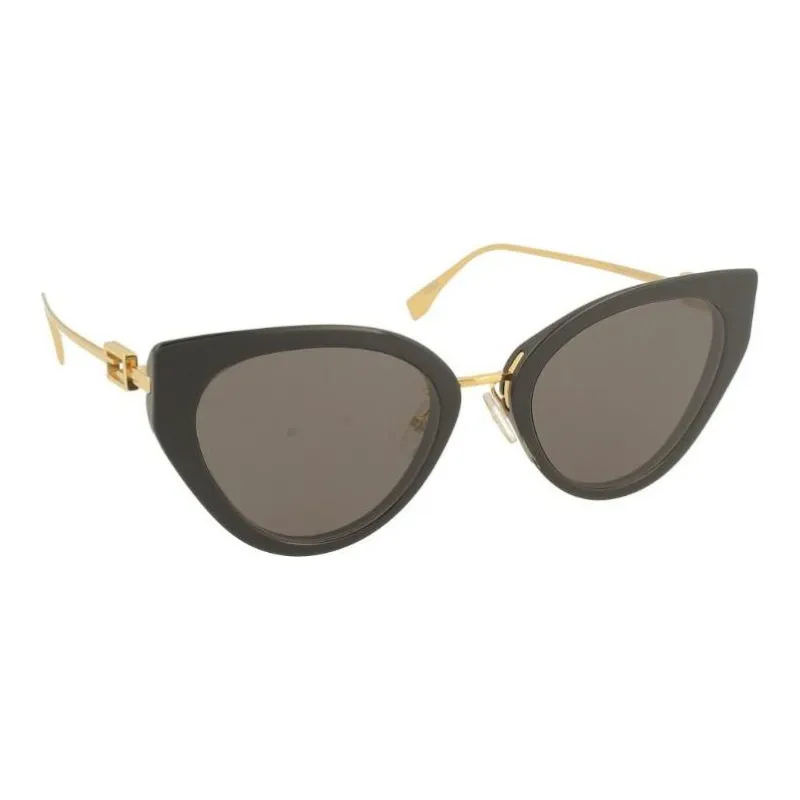 FENDI Plate And Alloy Cat Eye Sunglass Unisex-2