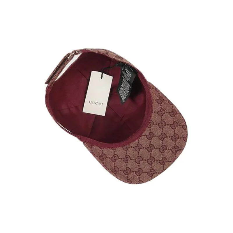 GUCCI Gg Canvas Velcro Strap Baseball Cap-2