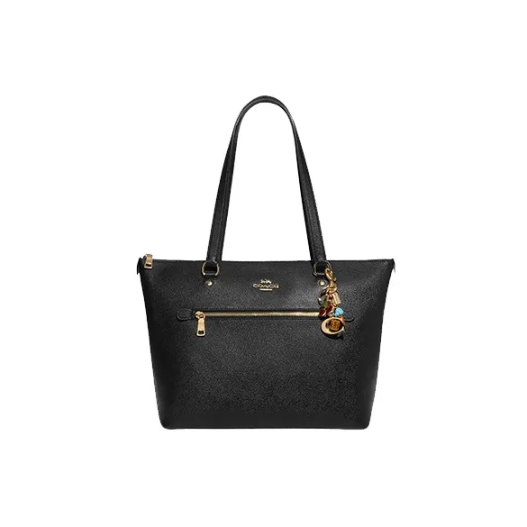 COACH Metal Bag Charm Keychain Bag Accessory Women's Gold-4