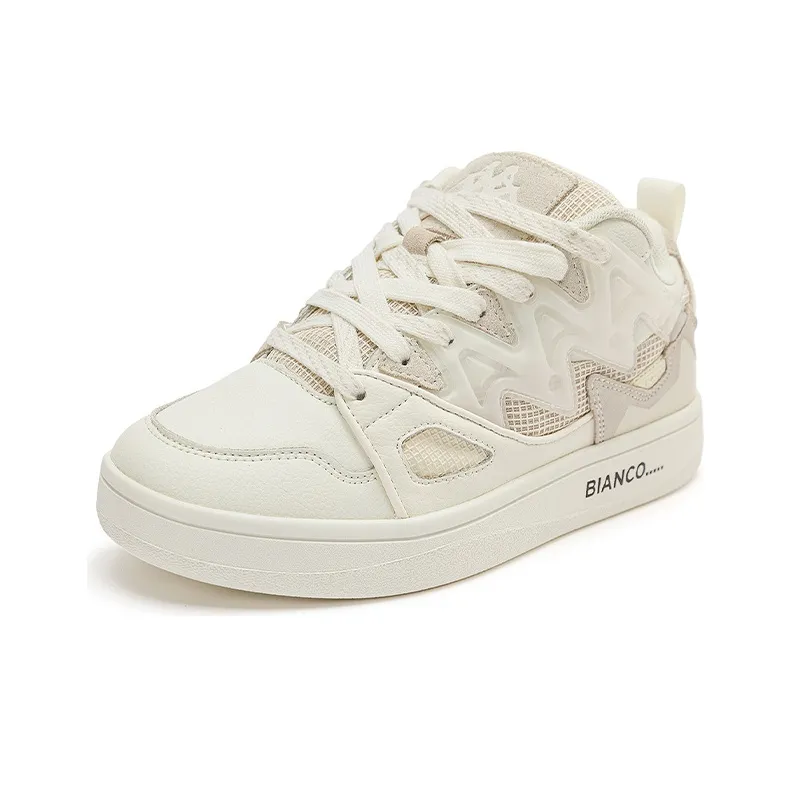 Kappa Mid Top Skateboard Shoes Unisex Winter Day White-1