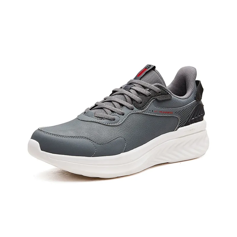 361° Cushioning Anti-Slip Wear-Resistant Breathability Low-Top Running Shoes Men's Cosmic Gray-2