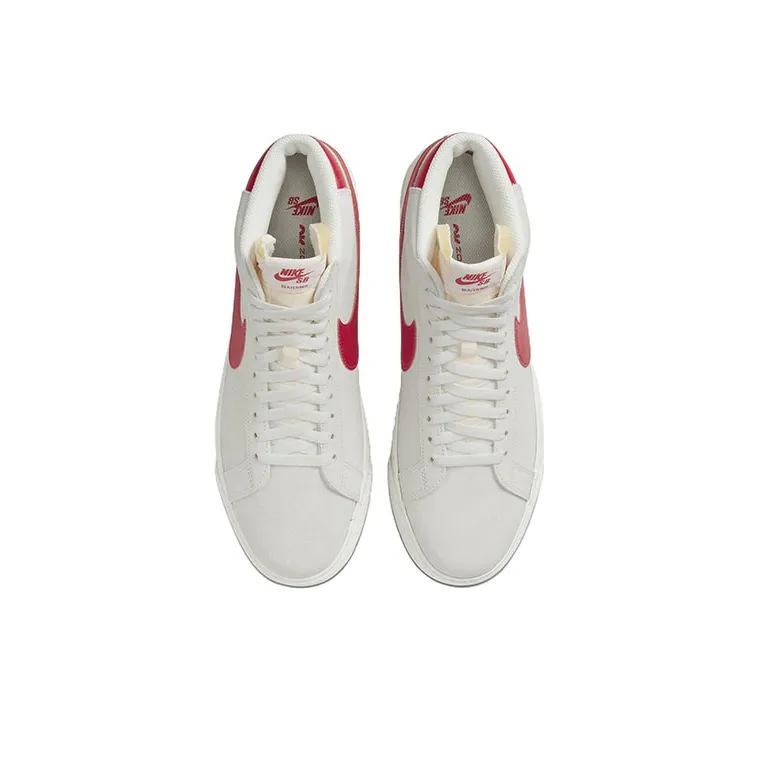 Nike Sb Blazer Mid Summit White University Red-3