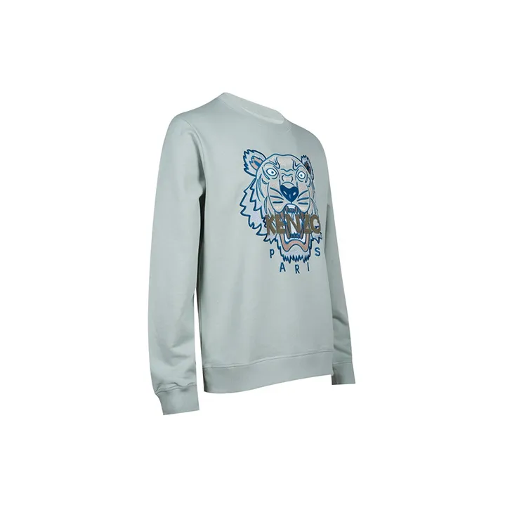 KENZO Sweatshirts Men Light Green-3