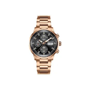 REEF TIGER Seattle Collection Captain Automatic Mechanical Movement Watch Men's Watches Black Dial RGA1659 JH