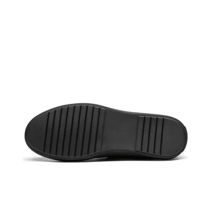 LEAVELAND Stylish Skateboarding Shoes Men's Black-4