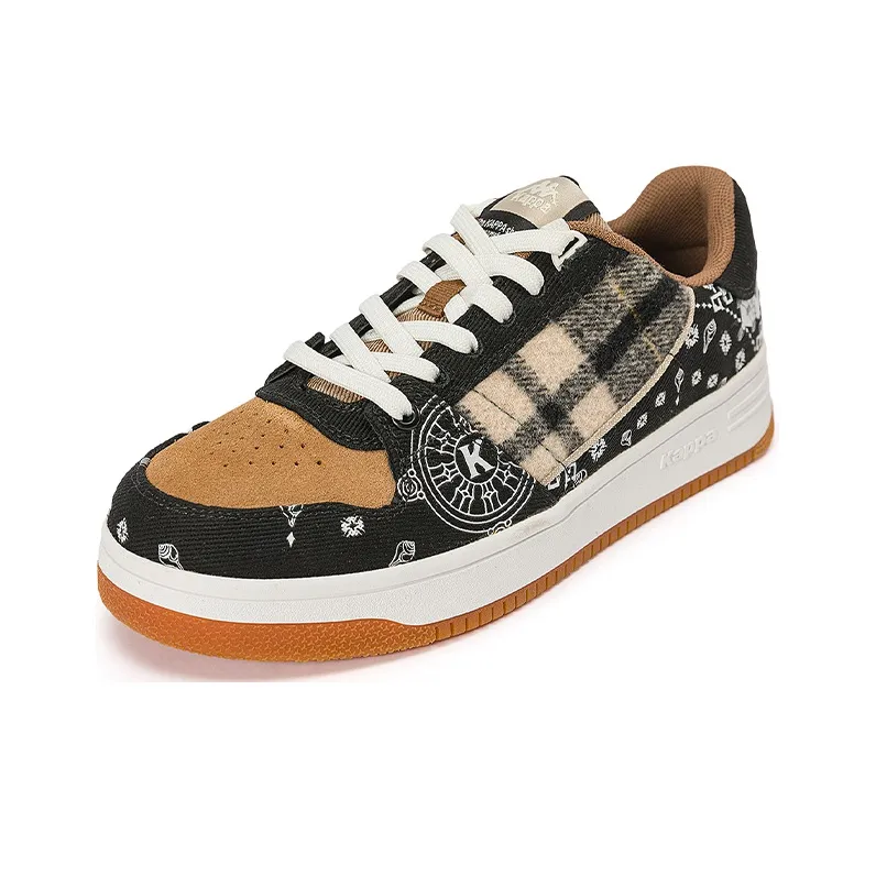 Kappa Low Top Skateboard Shoes Unisex Black-1
