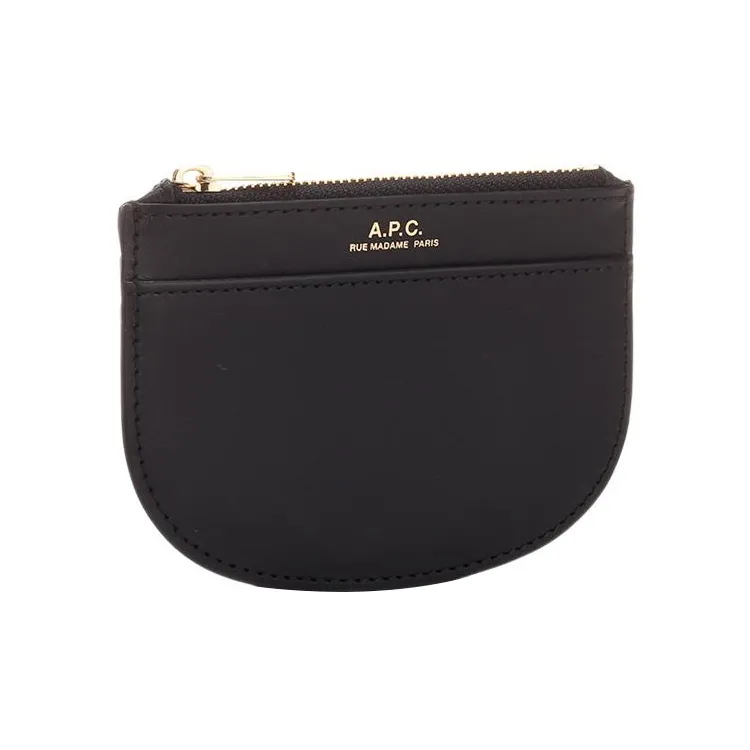 A.P.C. Rounded Leather Purse-0