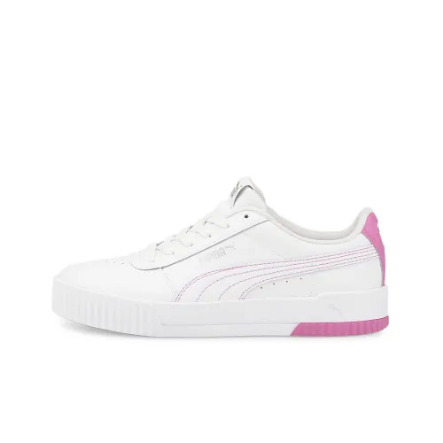 Puma Women's Carina Leather 'White Opera Mauve'