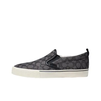 COACH Stylish Skateboarding Shoes Men's Black Gray