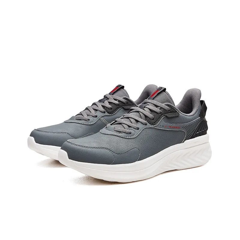 361° Cushioning Anti-Slip Wear-Resistant Breathability Low-Top Running Shoes Men's Cosmic Gray-3
