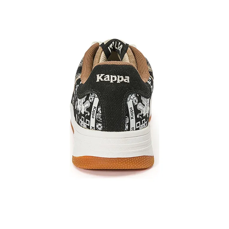 Kappa Low Top Skateboard Shoes Unisex Black-4
