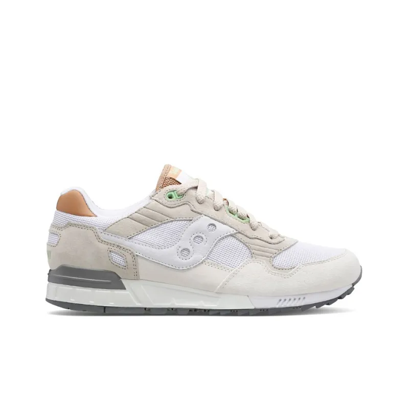 saucony Shadow 5000 White Light Grey-1