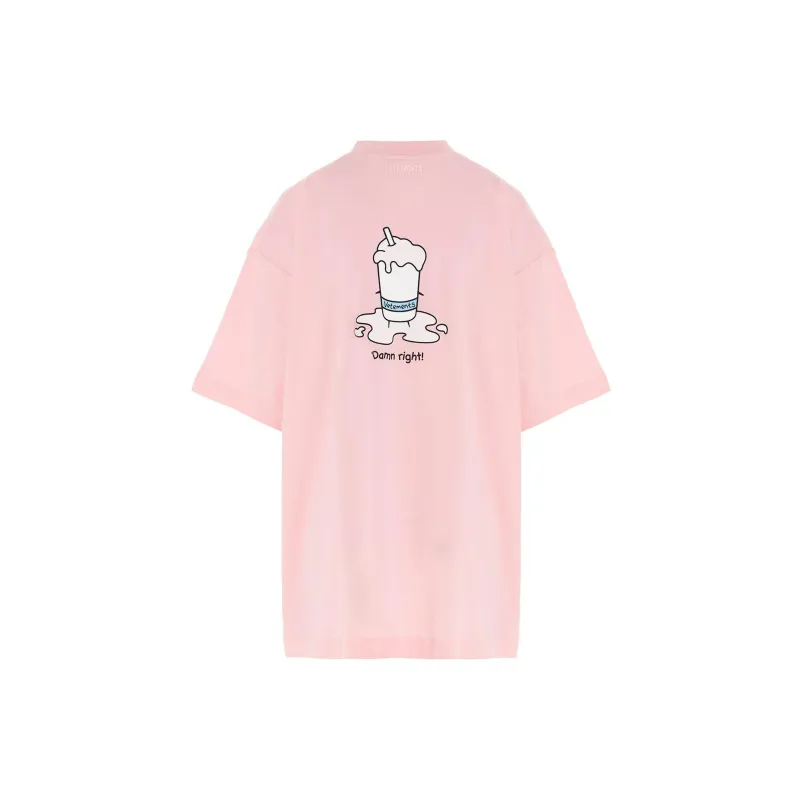 Vetements My Milkshake T-Shirt 'Baby Pink'-1