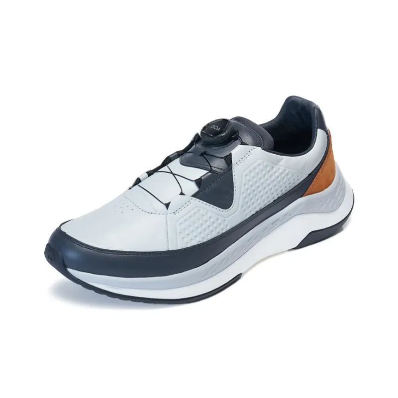 DESCENTE Dualis Abrasion Resistant, Breathable, Lightweight Low Top Casual Running Shoes Men's Light Gray-2