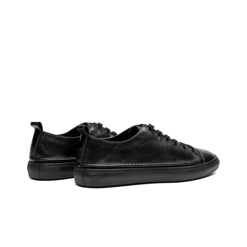 LEAVELAND Stylish Skateboarding Shoes Men's Black-2