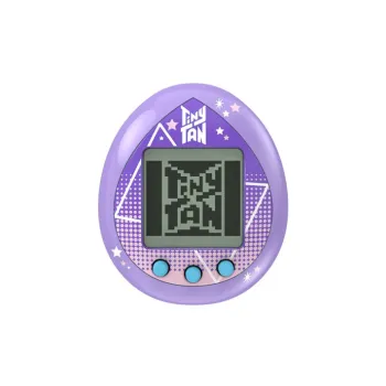 BANDAI Tiny TAN Tamagotchi Purple Tamagotchi Model Accessories 4cm