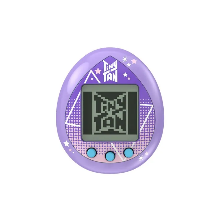 BANDAI Tiny TAN Tamagotchi Purple Tamagotchi Model Accessories 4cm-0