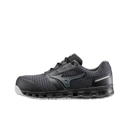 Mizuno VH11L Anti Slip Wear Resistant Low Top Sports Casual Shoes Black Silver