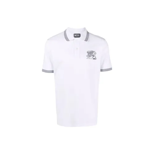 DIESEL Polo Shirts Men White