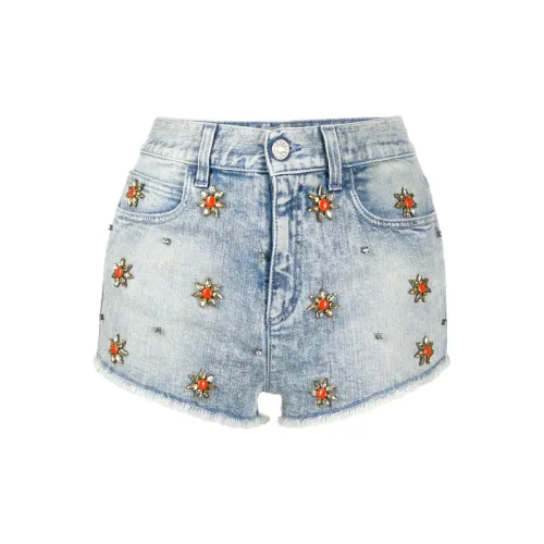 GUCCI Denim Shorts Women's Blue