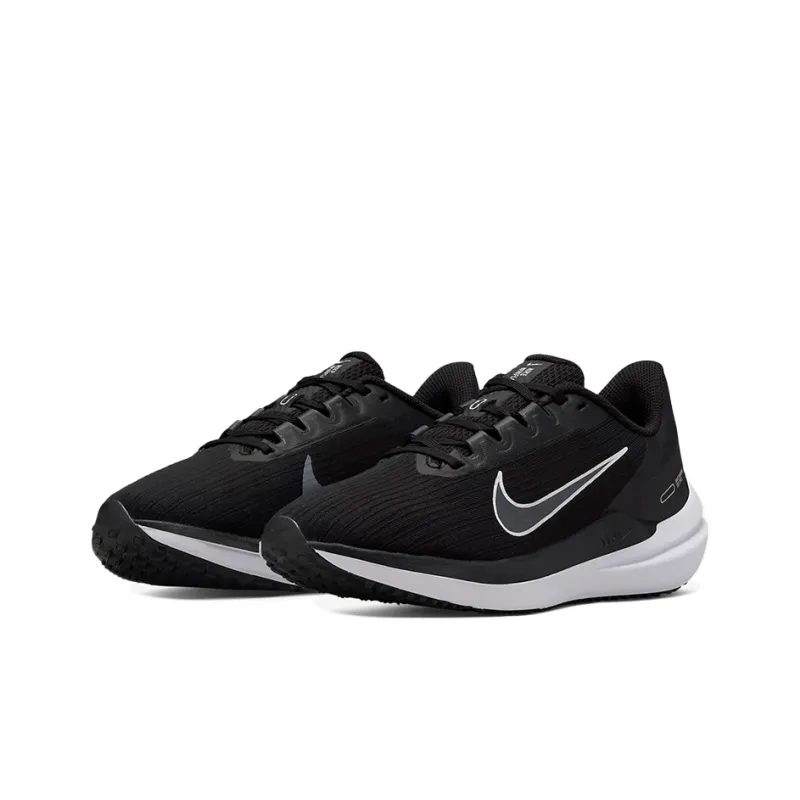 Nike Air Winflo 9 Black Dark Smoke Grey Women's-2