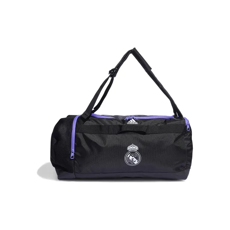Adidas Fabric Handbag Shoulder Bag Crossbody Bag Gym Bag Medium Size Unisex Pure Black-0