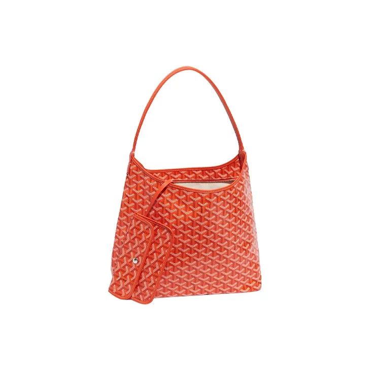 GOYARD Bohème Hobo Canvas With Leather Shoulder Bag Combo Bag Shoulder Bag Regular Women's Orange-1