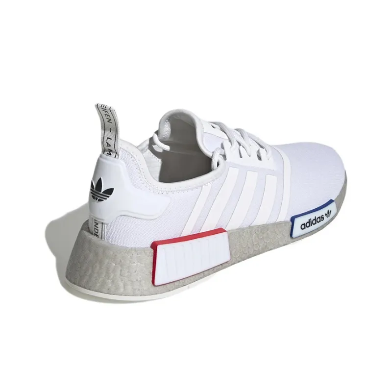Adidas Nmd R1 White Grey Boost-3