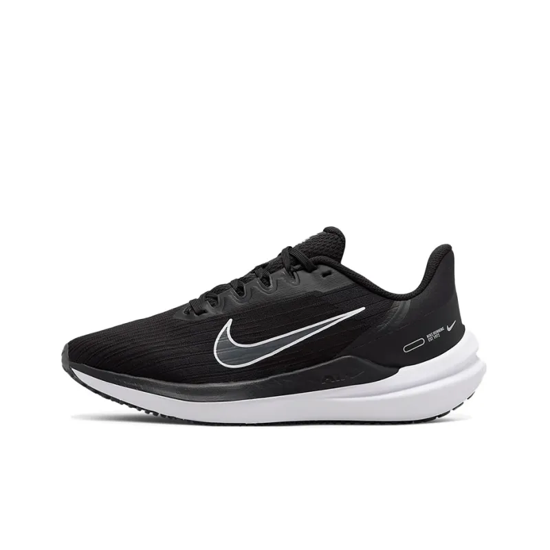 Nike Air Winflo 9 Black Dark Smoke Grey Women's-0