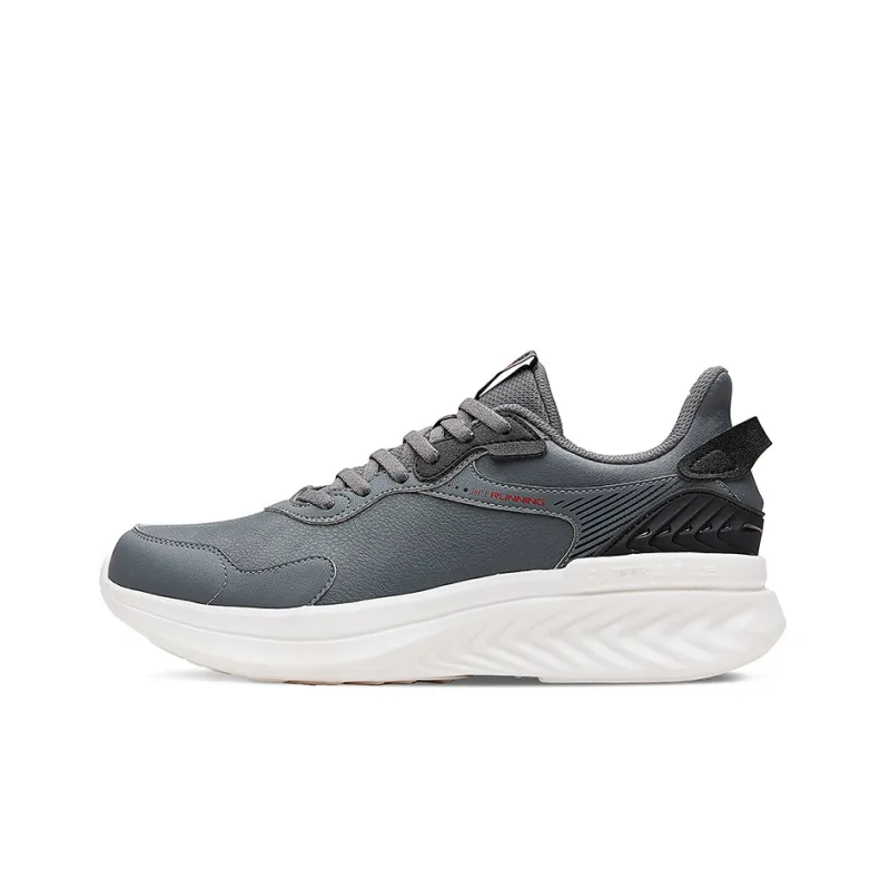 361° Cushioning Anti-Slip Wear-Resistant Breathability Low-Top Running Shoes Men's Cosmic Gray-0