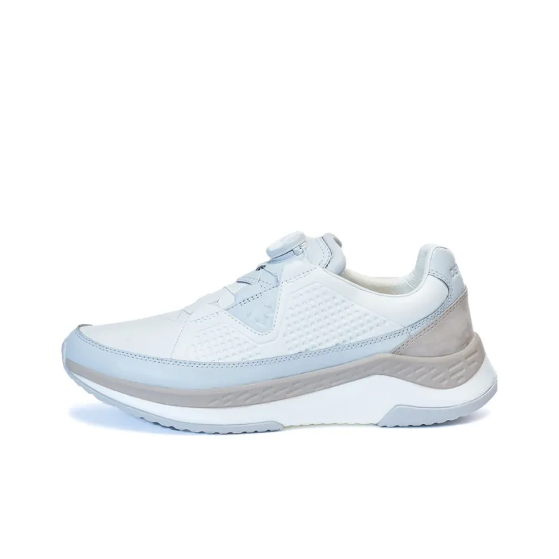 DESCENTE Dualis Abrasion Resistant, Breathable, Lightweight Low Top Running Shoes Men's White-0