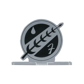 BANDAI Boba Fett Star Wars Acrylic LOGO Display Board EX American Style Model Accessories