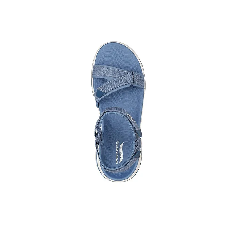 Skechers Go Walk Arch Fit Beach Sandals Women's Light Blue-3